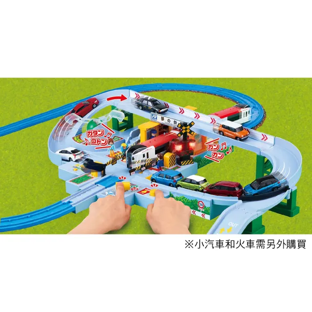 【TAKARA TOMY】PLARAIL 鐵道王國 多美火車平交道迴轉車道組