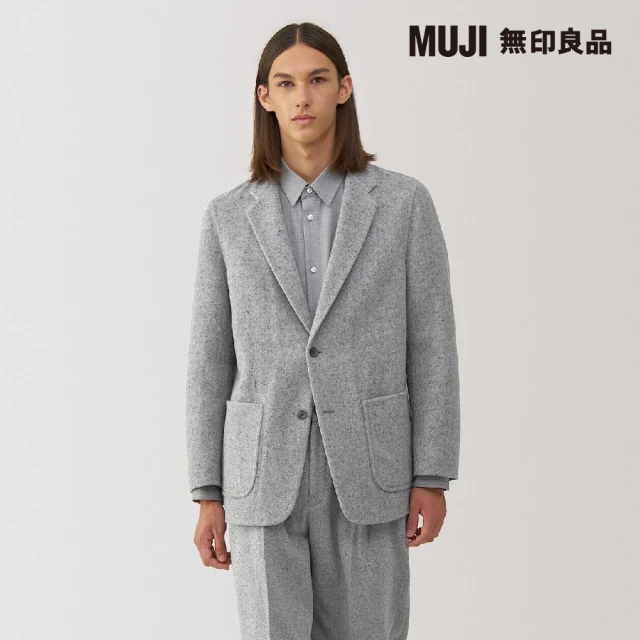 MUJI 無印良品 MUJI Labo男喀什米爾混外套(共2色)