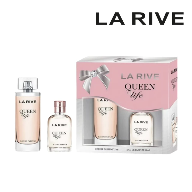 LA RIVE Queen Of Life禮盒-淡香精75ml+淡香精30ml(專櫃公司貨 歐洲原裝進口)