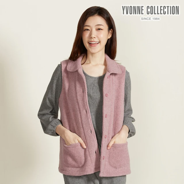 YVONNE 以旺傢飾YVONNE 以旺傢飾 雙11 搖粒絨背心-梅粉