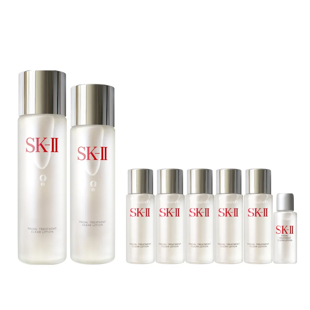 【SK-II】官方直營 亮采雙重禮盒組(亮采化粧水230ml+160ml/保濕化妝水套組/雙11)