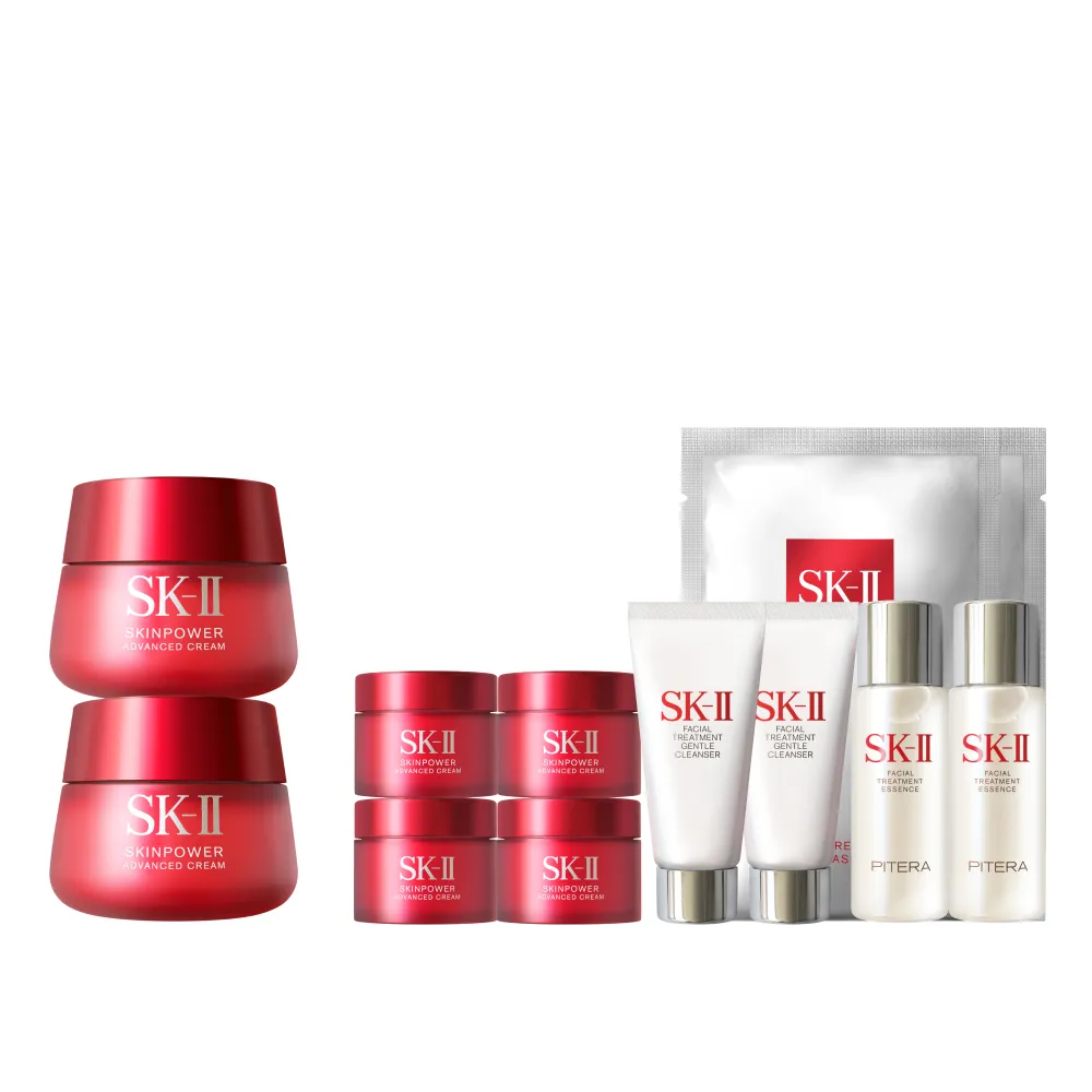 【SK-II】官方直營 致臻肌活能量活膚霜 100g雙入組(加大版/全新升級/乳霜/雙11)