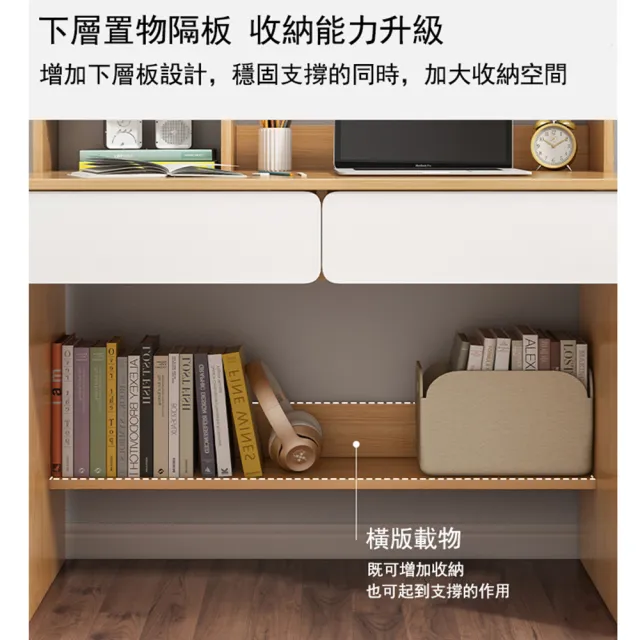【E家工廠】書桌 電腦桌 70CM工作桌 抽屜收納 DIY寫字桌 辦公桌 大桌面收納桌(194-書桌)