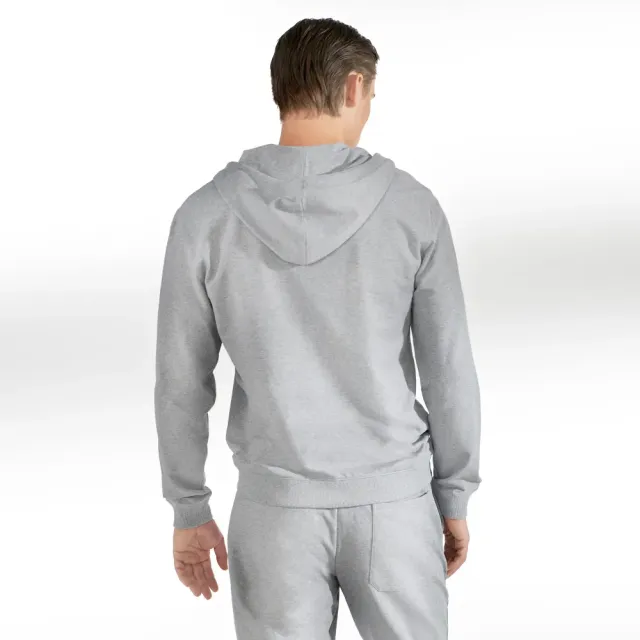 【Bread & Boxers】Zip Hoodie 經典拉鍊連帽外套 - 灰