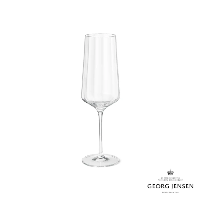 Georg Jensen 官方旗艦店 BERNADOTTE 香檳杯 6只裝(水晶玻璃)