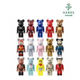 BE@RBRICK 葛飾北斎 神奈川沖浪裏 400％ 100% MEDICOM Bearbrick Katsushika Hokusai (Kanagawa Okinami Ura) 100% & 400