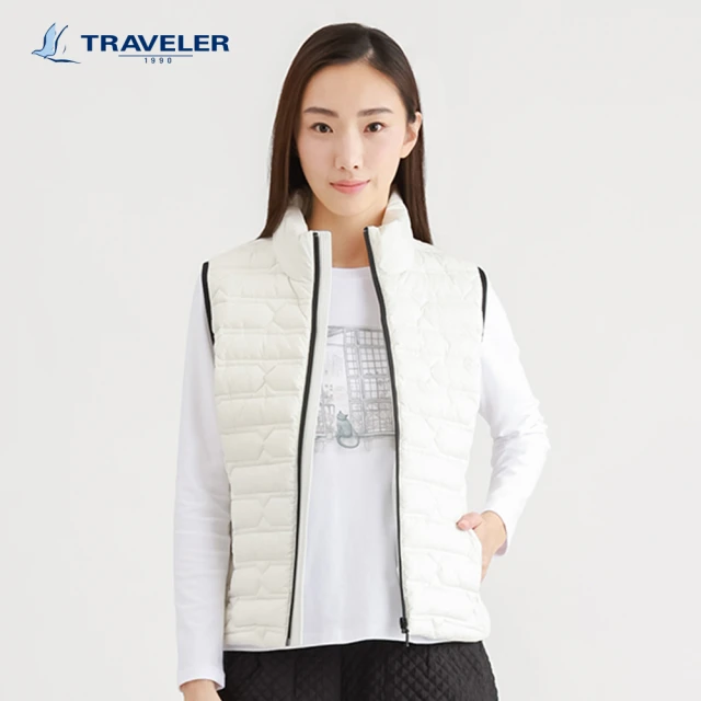 TRAVELER 旅行者 女款防風撥水羽絨背心｜242TR309(防風/撥水/羽絨背心)