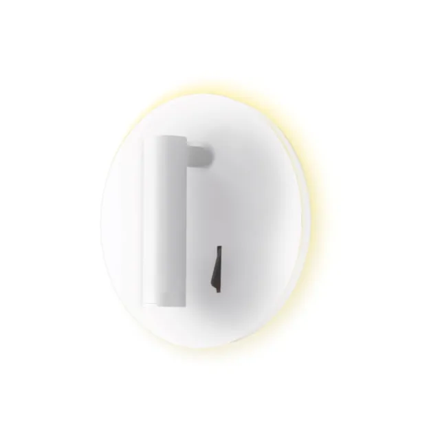 【DanceLight 舞光】LED 8W 圓虹床頭壁燈 床頭小夜燈 8瓦 可調式燈頭 牆燈 全電壓(貴族黑/時尚白)