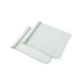 【mamaway 媽媽餵】多用途大方巾 2入 刺蝟款(寶寶包巾/嬰兒毯子)