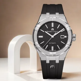 【Maurice Lacroix 艾美錶】AIKON 日期機械錶-42mm 禮物 送禮(AI6008-SS000-330-2)