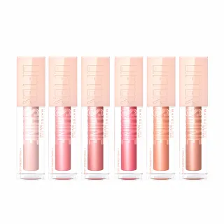 【MAYBELLINE 媚比琳】玻尿酸嘟嘟唇蜜 6入包色組(#嘟嘟棒)