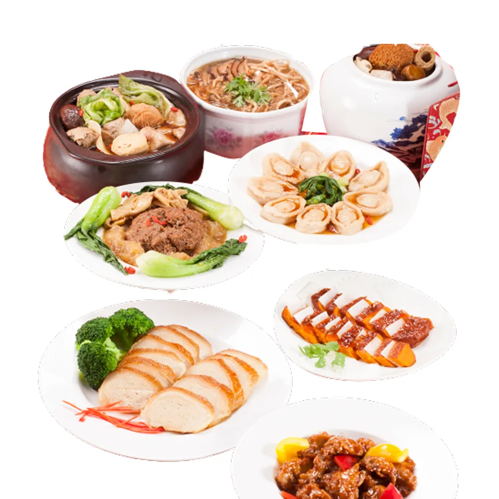 【預+現 素食年菜】山珍海味素鮑魚宴(8道/組)