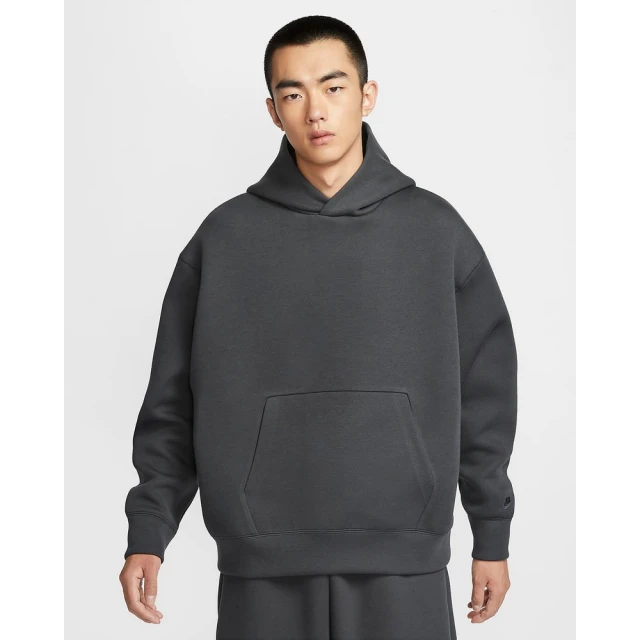 NIKE 耐吉 連帽上衣 帽T 男款 AS M NK TCH FLC HOODIE RI 灰色(FZ0745060)