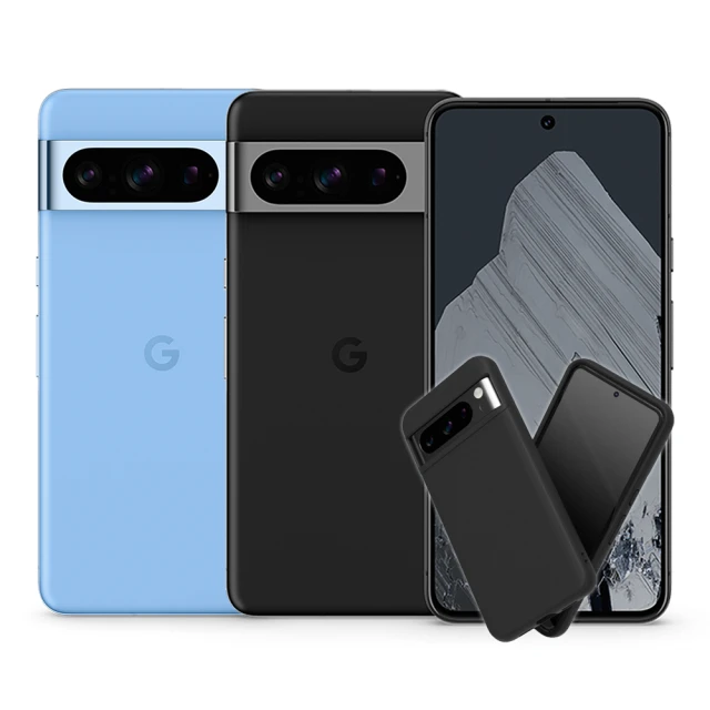 Google Pixel 8 Pro 5G 6.7吋(12G/256G/Tensor G3/5000萬鏡頭畫素/AI手機)(犀牛盾殼組)