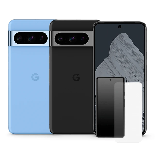 Google Pixel 8 Pro 5G 6.7吋(12G/256G/Tensor G3/5000萬鏡頭畫素/AI手機)(犀牛盾保貼組)