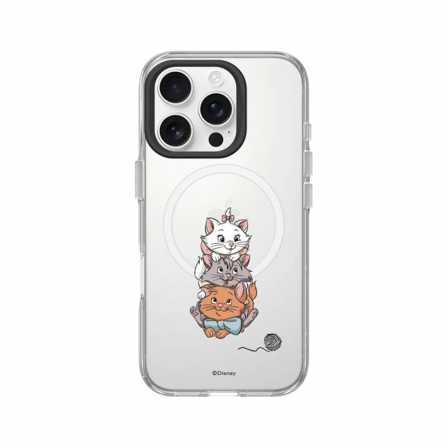 RHINOSHIELD 犀牛盾 iPhone 16系列 Clear MagSafe兼容 磁吸透明手機殼/貓兒歷險記(迪士尼經典)