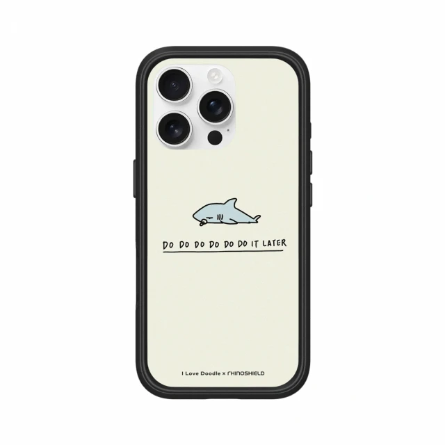 RHINOSHIELD 犀牛盾 iPhone 16系列 Mod NX MagSafe兼容 手機殼/鯊魚(I Love Doodle)