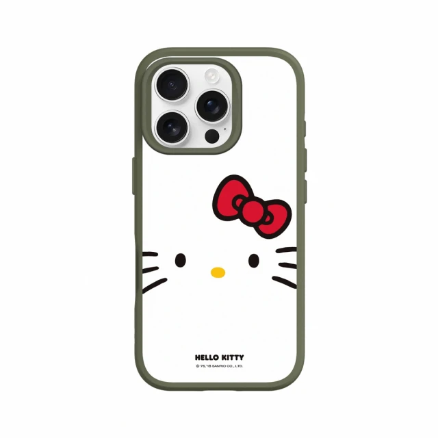 RHINOSHIELD 犀牛盾 iPhone 16系列 SolidSuit MagSafe兼容 磁吸手機殼/大臉Hello Kitty(Hello Kitty)