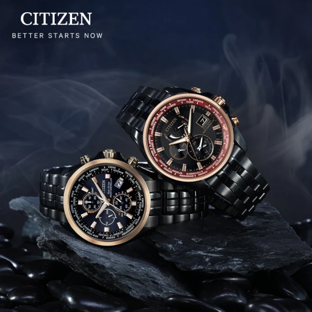 CITIZEN 星辰 GENTS 亞洲限定 光動能全球電波對時腕錶/44mm(AT8206-81L)