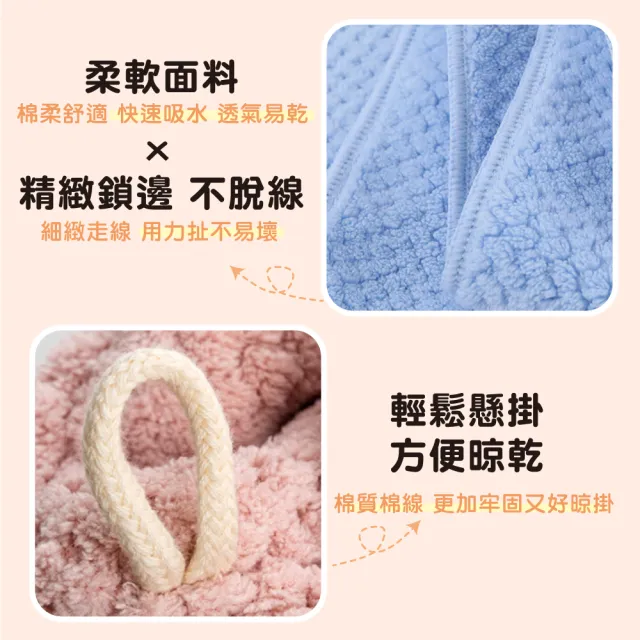 【YODOXIUI】日本菠蘿格加厚乾髮帽吸水帽(包巾 毛巾 吸水毛巾 乾髮帽 包頭巾)