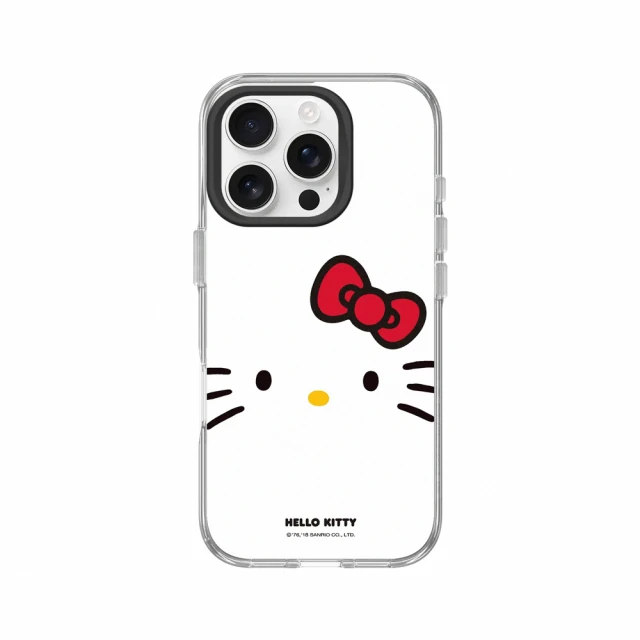 RHINOSHIELD 犀牛盾 iPhone 16系列 Clear透明防摔手機殼/大臉Hello Kitty(Hello Kitty)