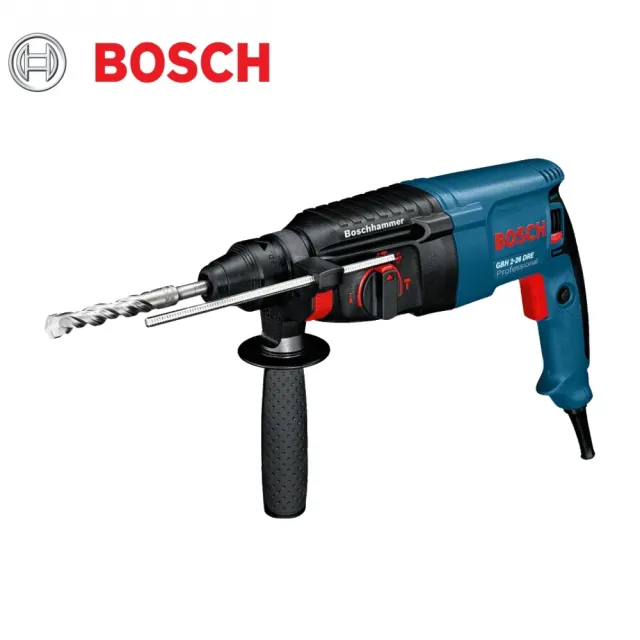 【BOSCH 博世】GBH 2-26DFR 免出力鎚鑽 3段式 800W 可快拆更換夾頭 2-26 DFR(GBH 2-26 DFR)