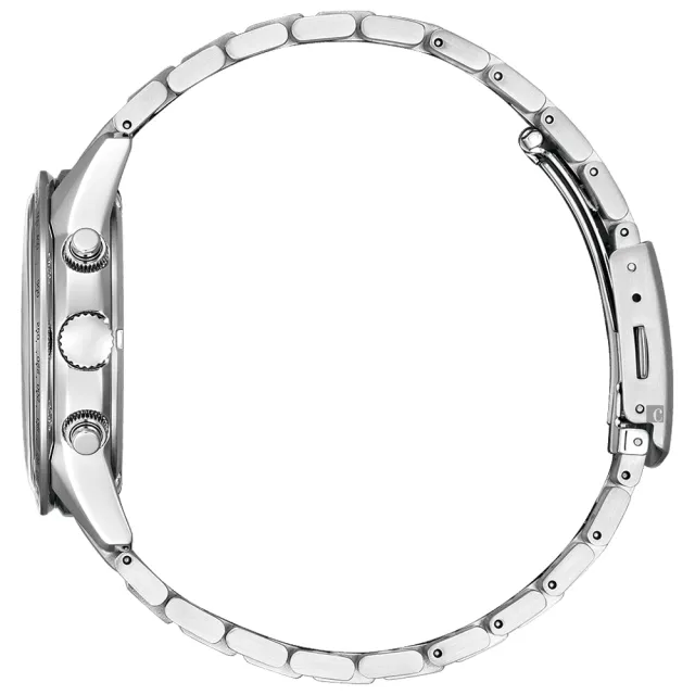 【CITIZEN 星辰】GENTS 日本藍限定 光動能三眼計時紳士腕錶/39.5mm(BL5590-55L)