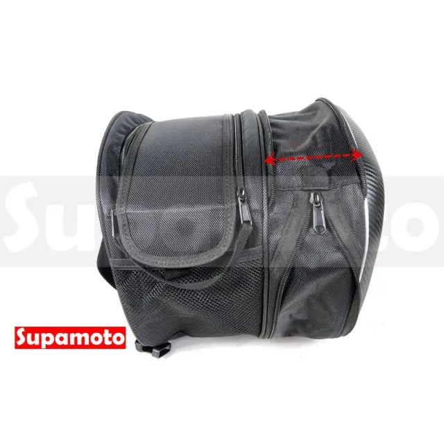 【Supamoto】機車馬鞍包―碳纖維R (防水/卡夢/三角馬鞍袋/復古檔車改裝/側包/側箱/加掛包包)