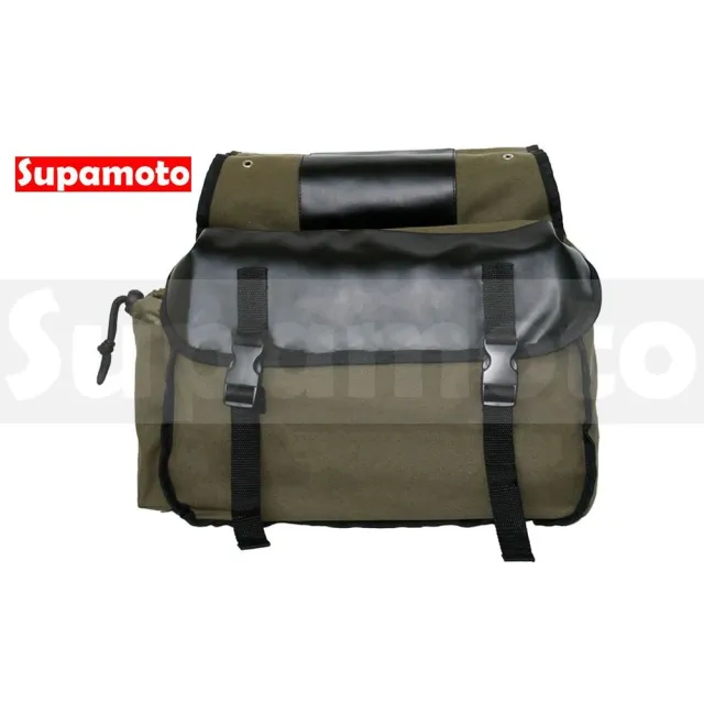 【Supamoto】機車馬鞍包―帆布款 (復古馬鞍袋/復古檔車改裝/側包/側箱/加掛包包)