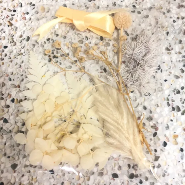 【A-ONE 匯旺】浮游花DIY材料包 安娜繡球 花材 乾燥花材 浮油花 不凋花 永生花 乾燥花花材 富貴豆 H42