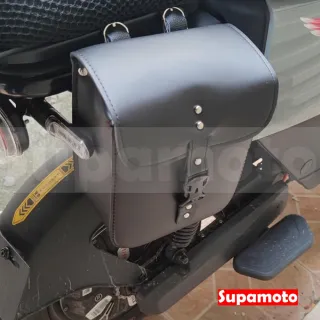 【Supamoto】MG55―長型車頭包 (皮革龍頭包/復古檔車改裝/側包/側箱/車尾包/加掛包包)