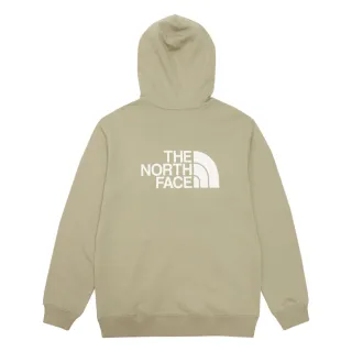 【The North Face 官方旗艦】北面男女款灰色純棉品牌LOGO連帽外套｜83OR1I4