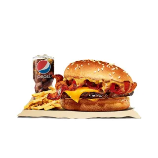 【漢堡王】花生控必吃!花生培根牛肉堡超省餐(花生培根牛肉堡+小份薯條+中杯可樂)喜客券