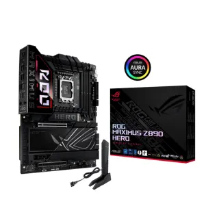 【ASUS 華碩】ROG MAXIMUS Z890 HERO DDR5 主機板+Intel Core Ultra 7 265K 20核 20緒(M+C組合)