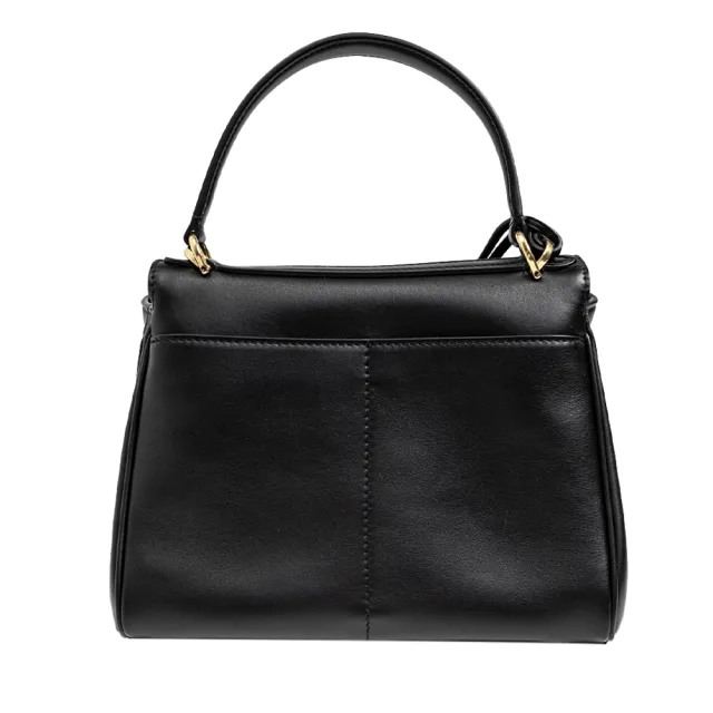 【Balenciaga 巴黎世家】795456 爆款翻玩Rodeo系列極簡垂墜小牛皮金扣MINI手提斜背包『entrupy安心購』
