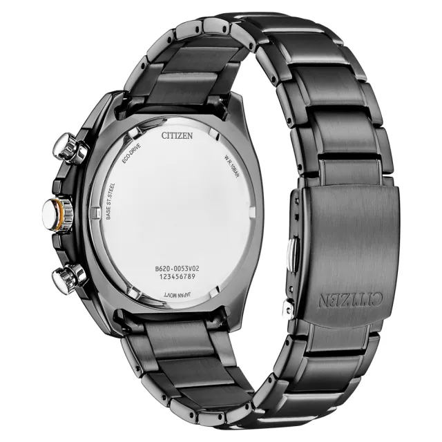 【CITIZEN 星辰】Chronograph系列 三眼計時光動能腕錶/44.7mm(CA4567-82H)