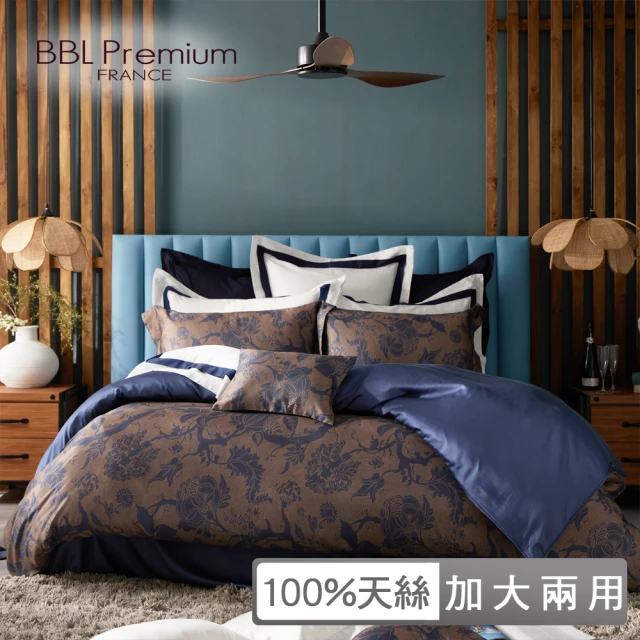 BBL Premium 100%天絲印花兩用被床包組-威靈頓古堡(加大)