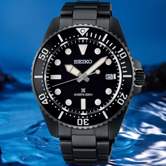 SEIKO 精工 PROSPEX 太陽能200米潛水手錶 雙11 特惠(V157-00A0SD /SNE599P1)