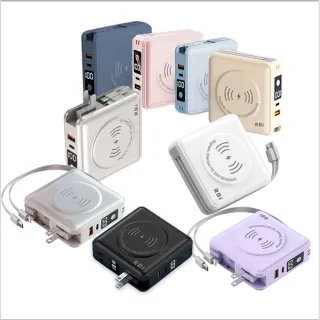 【RDi】升級款RDi-9698 15000mah 21.6W雙孔快充 磁吸無線充電行動電源(電量顯示/MagSafe/無線充電)