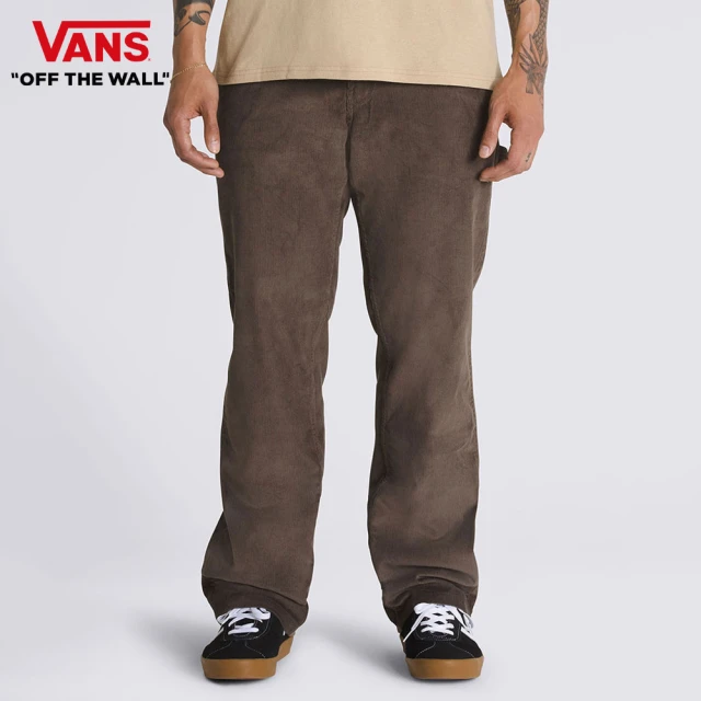 VANS 官方旗艦 Drill Chore Carpenter Relaxed Cord 男女款咖啡色工裝長褲