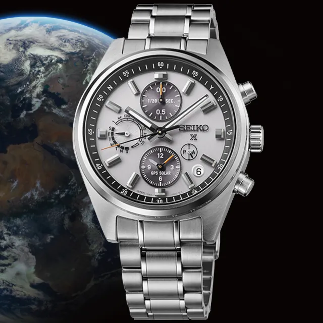 【SEIKO 精工】ASTRON系列 GPS衛星對時 太陽能計時腕錶 錶 手錶 送禮(SSH165J1/5X83-0AH0S)