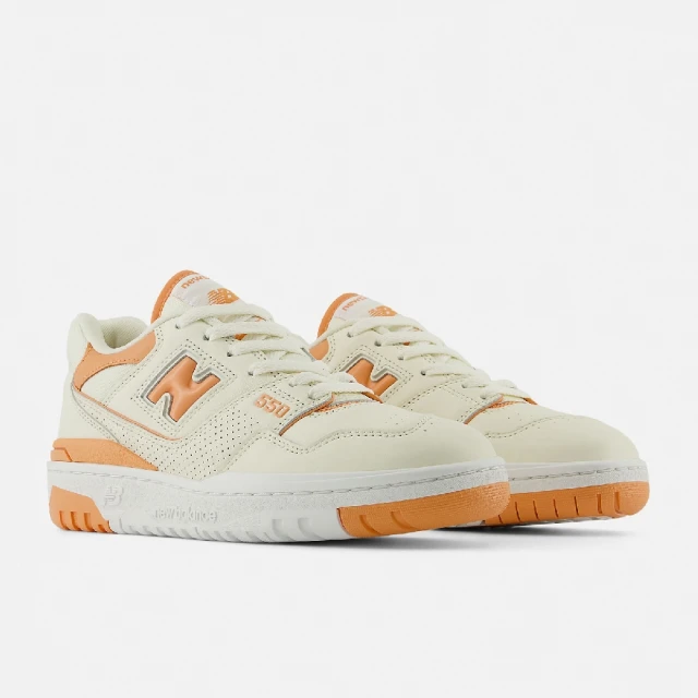 NEW BALANCE 休閒鞋 550 女鞋 兔毛灰 銅色 米白 橘 復古 NB(BBW550AJ-B)