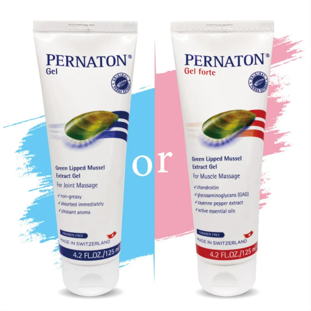 【PERNATON 百通關】溫/涼感凝膠 任選2入組/125ml(瑞士原裝進口 擦的葡萄糖胺)