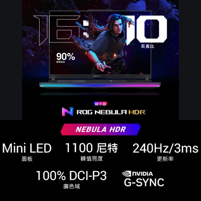 【ASUS 華碩】雙11限定★16吋i9 RTX4080電競筆電(G634JZR-0033A14900HX-NBLM/i9-14900HX/32G/1T)