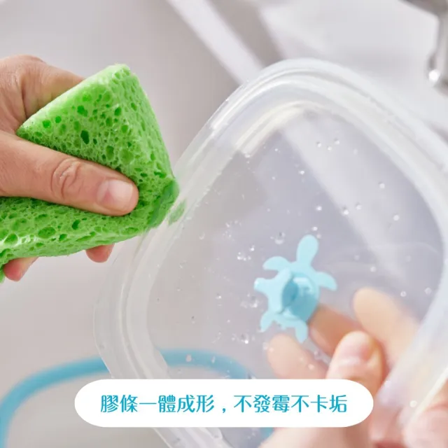 【仁舟淨塑】小海龜矽密保鮮盒600ml_長方綠(微波電鍋氣炸/矽膠盒/便當盒/冷凍保鮮/環保餐盒/密封盒/禮盒)