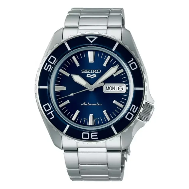 【SEIKO 精工】5 Sports 潛水風格機械腕錶-藍 / 42.5mm(SRPK97K1 / 4R36-16D0B)