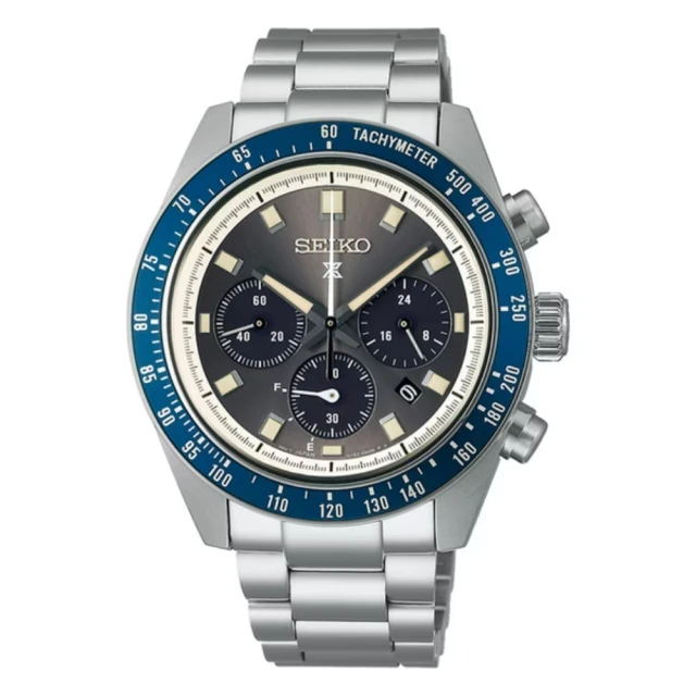 【SEIKO 精工】Prospex SPEEDTIMER 熊貓 太陽能計時腕錶-41.4mm(SSC939P1 / V192-0AH0Z)