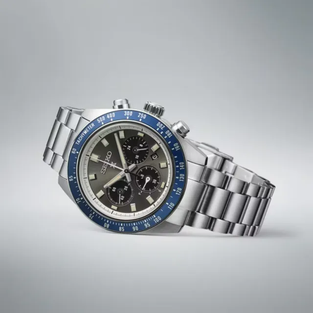 【SEIKO 精工】Prospex SPEEDTIMER 熊貓 太陽能計時腕錶-41.4mm(SSC939P1 / V192-0AH0Z)