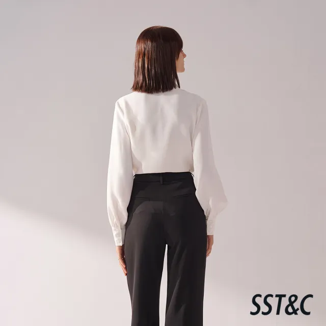 【SST&C】女裝 白色設計翻領上著01082410003(換季55折)