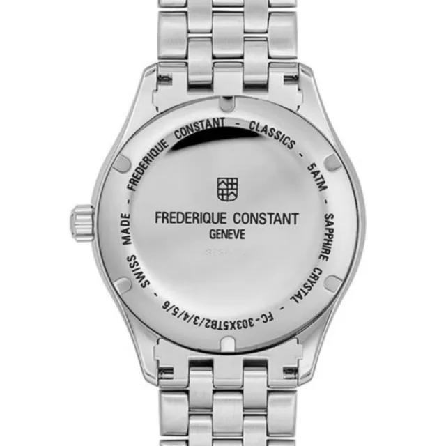 【CONSTANT 康斯登】Classics系列 經典太陽紋錶盤機械腕錶/40mm(FC-303GR5B6B)